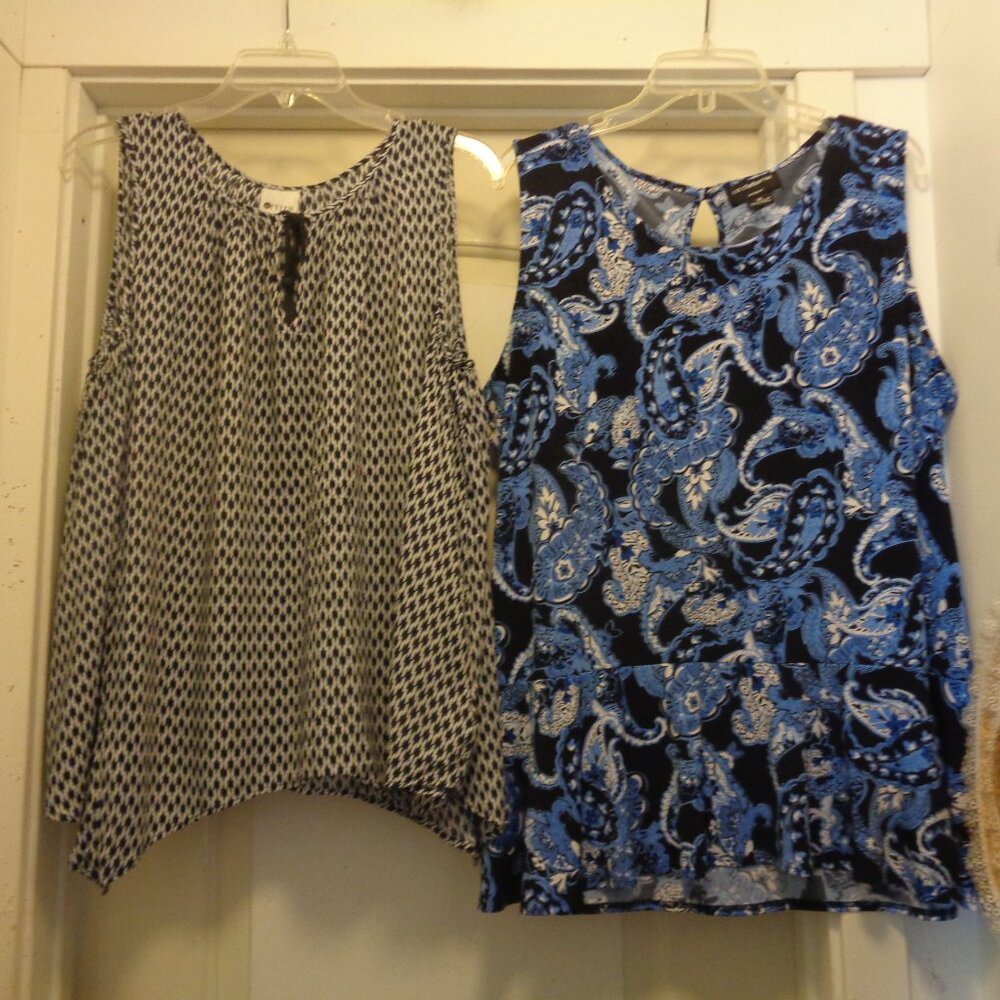 Sunny Weather Bundle Of 2 Blouses X L Lot - image 4